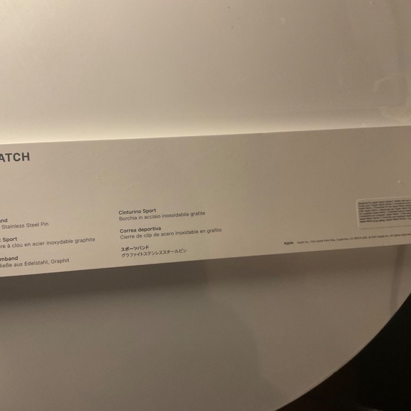 Apple Watch Midnight Sport Band 45mm brand new in box unopened - Picture 2 of 3